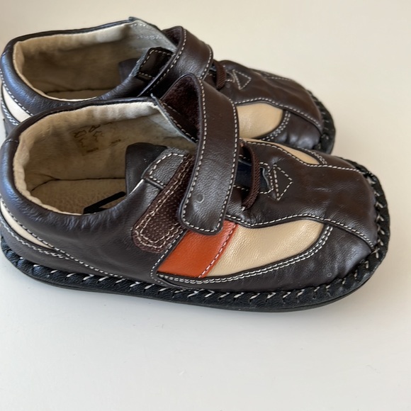 Toddler Boys' See Kai Run Leather Landon Brown Shoes Sz 8 EU 24 - Picture 6 of 8